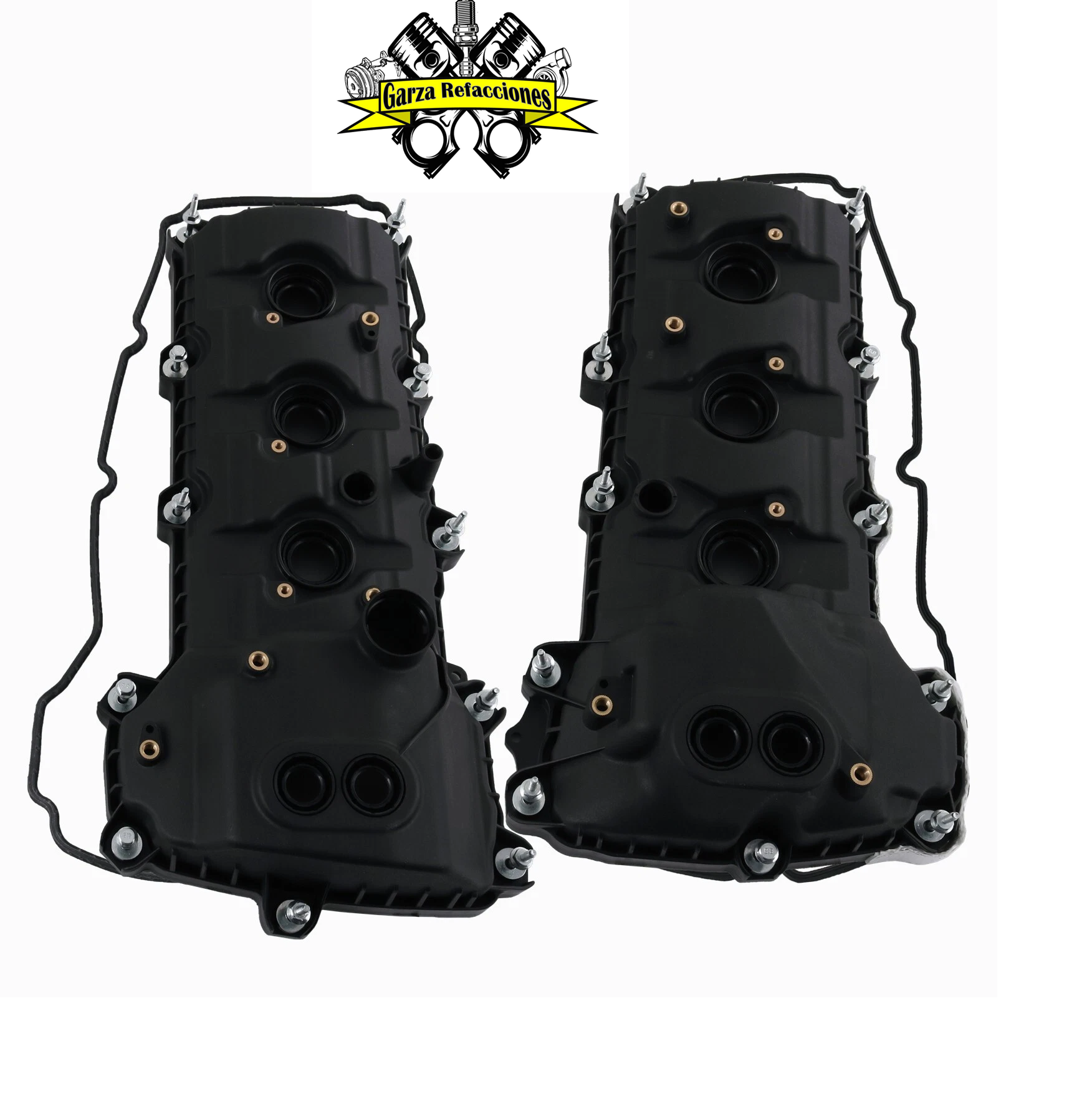 Par de Tapas de Válvulas Ford / Lincoln 3.5L & 3.7L DOHC marca AMERICAN MOTORS PARTS — Garza Refacciones